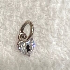 Pandora mini keyhole heart charm